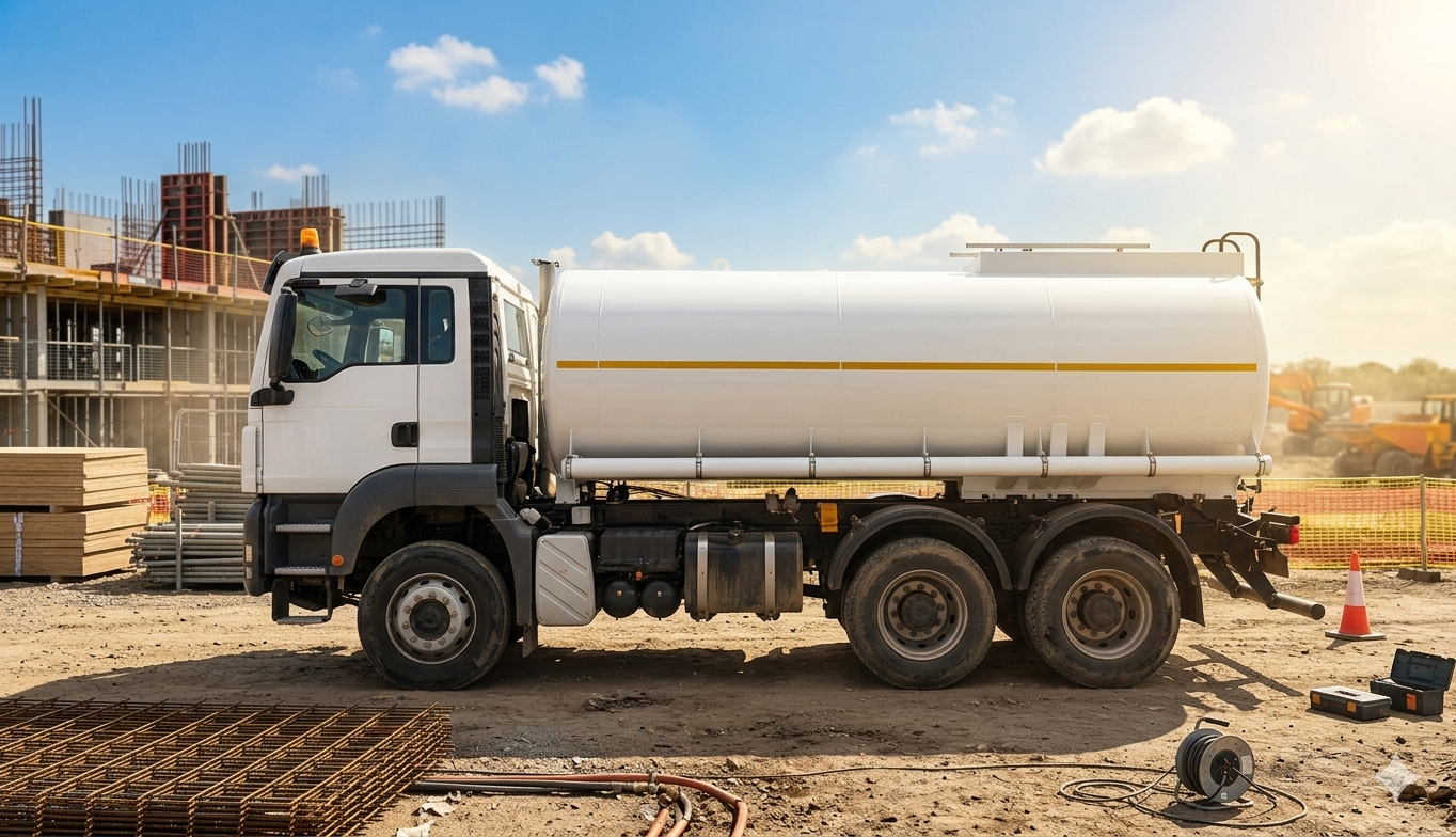 Water tanker truck